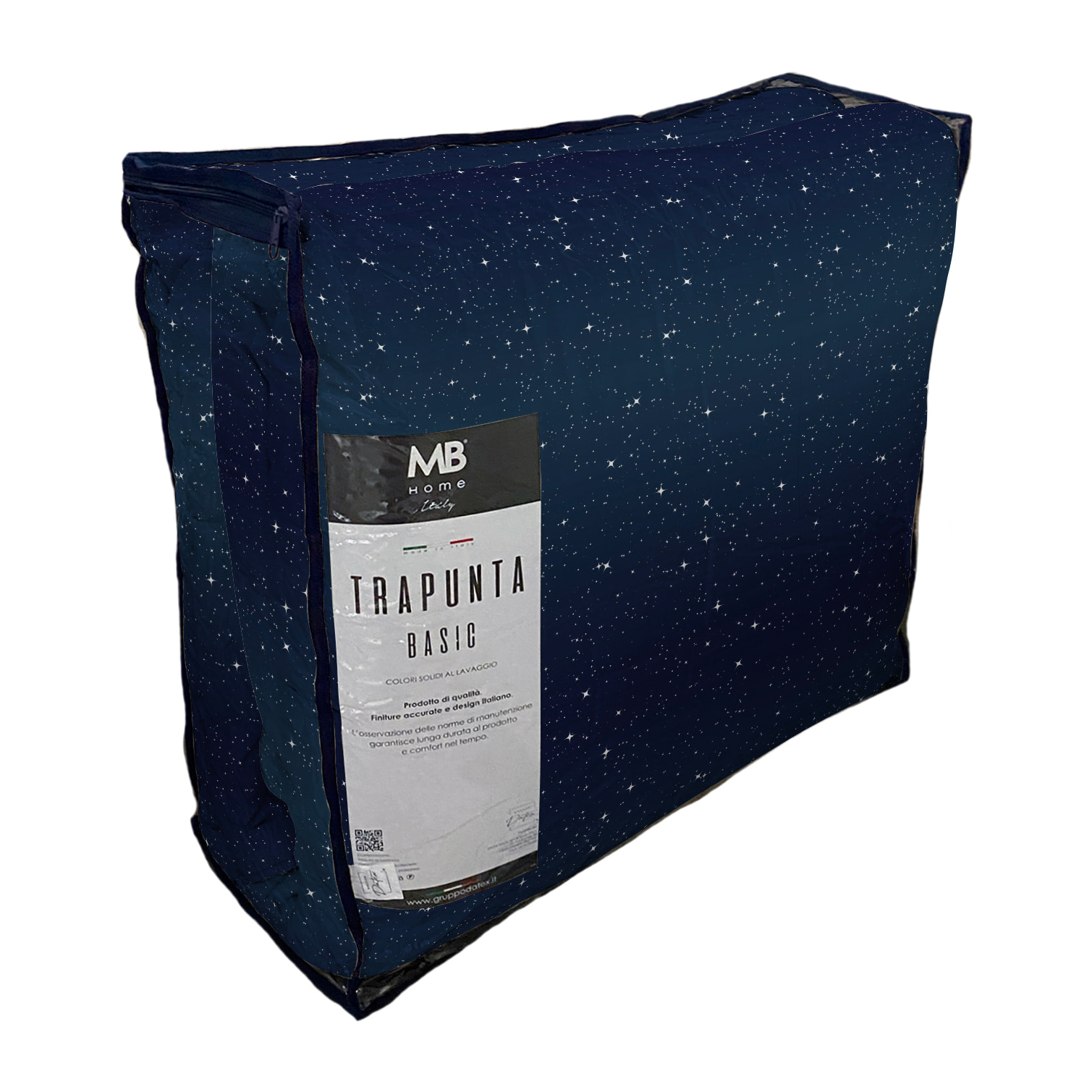 TRAPUNTA BASIC INVERNALE STAMPATA MATRIMONIALE, STARS