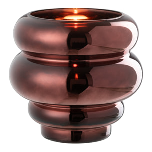 J-Line photophore/vase Cléa - verre - violet - Ø 20 cm