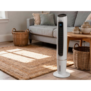 Rafraichisseur d'air par évaporation électronique à débit élevé