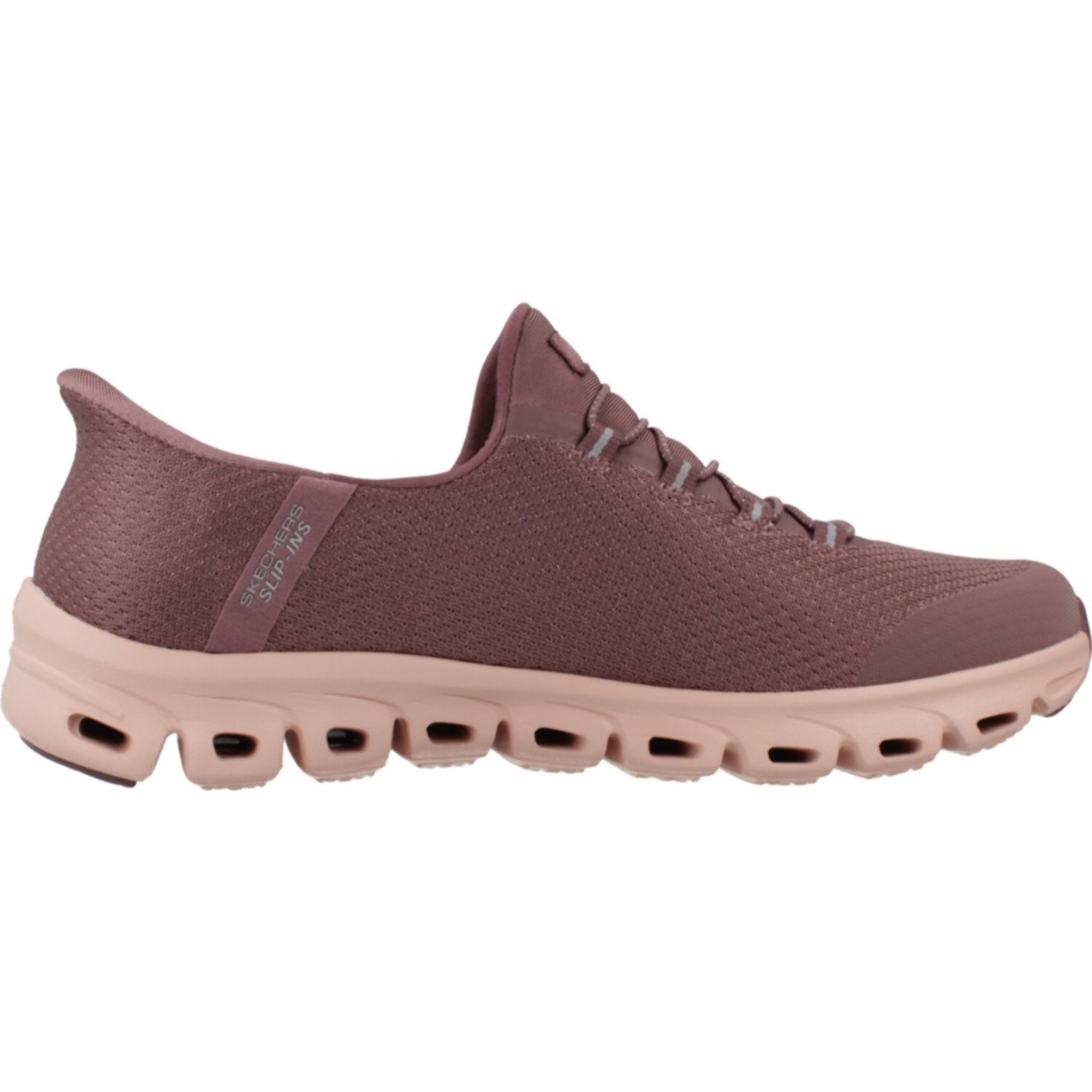Sneakers De  Mujer Slip-ins Glide Step Vibey Burdeos