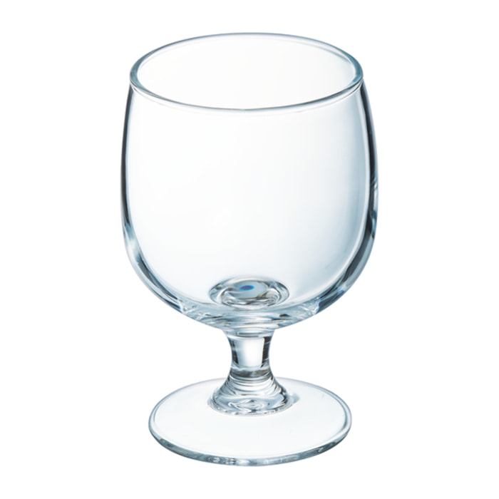 6 Verres à pied 19 cl Amelia - Arcoroc