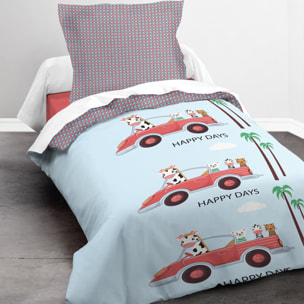 Parure de lit enfant 100% coton - Nice Day
