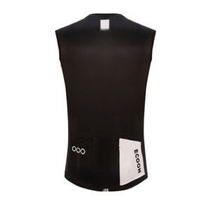 Maillot sin mangas ECOON modelo Alpe D´Huez en color Negro