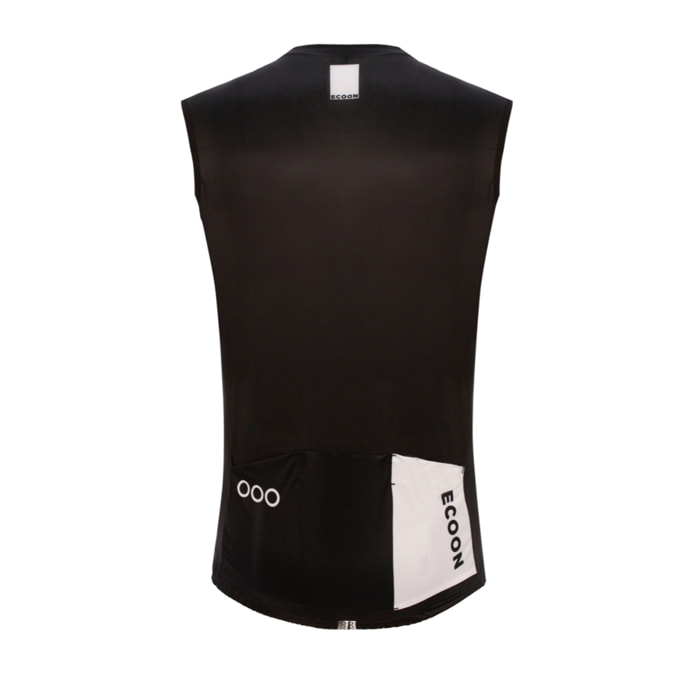 Maillot sin mangas ECOON modelo Alpe D´Huez en color Negro