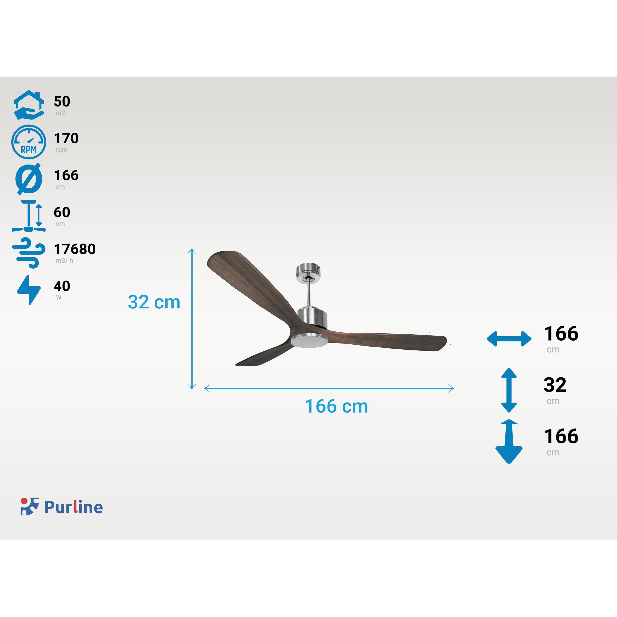 Ventilateur de plafond Réversible  Thermostat Wifi Moteur à courant continu Toits en pente Télécommande Hypersilence Mémoire Shopify Vendible (AUTOMATIQUE) 40   W argent