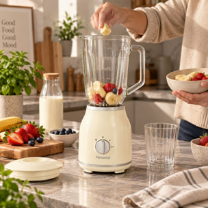 Blender 1,5L crème  RETRO