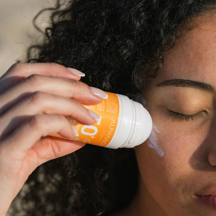 Sun SPF50+ - Roll-On Solaire Sport Haute Resistance 100% Naturel Bio 50g