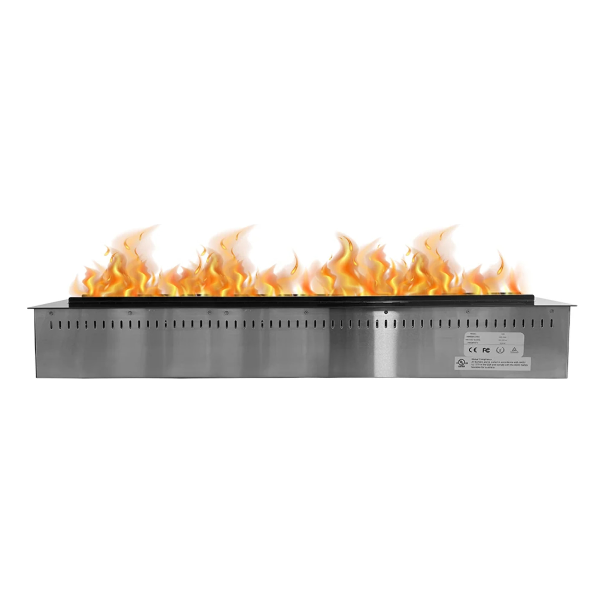 Vapor 3D 100 - Inserto Camino Decorativo ad Acqua Senza Calore 100x17,8x22,7 cm con Effetto Fiamma a LED 3D