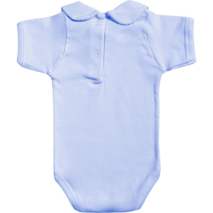 Body bebé manga corta con cuello