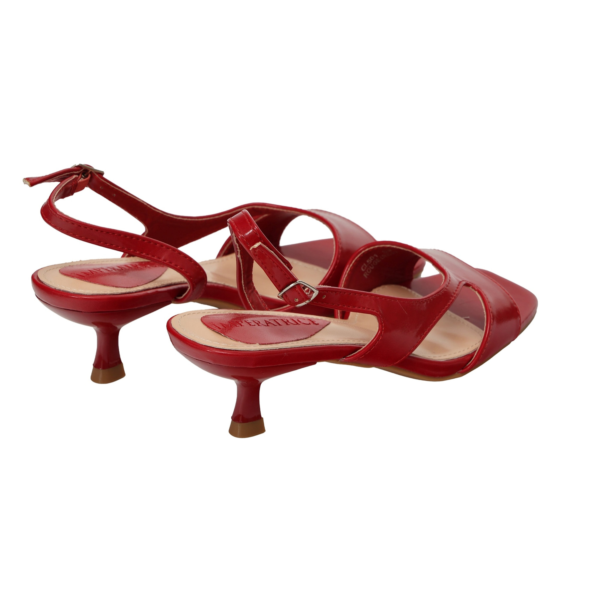 Sandali cinturino regolabile - tacco 6,0 cm