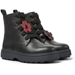 CAMPER Norte Twins - Botines Negro Infantil Unisex