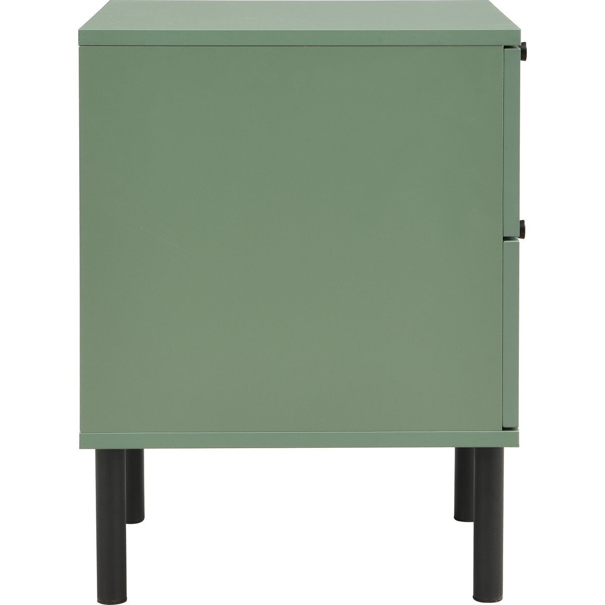 Table de chevet 2 tiroirs en cannage - LUMA