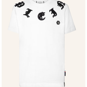 PHILIPP PLEIN Camiseta de cuello redondo y manga corta GOTHIC PLEIN