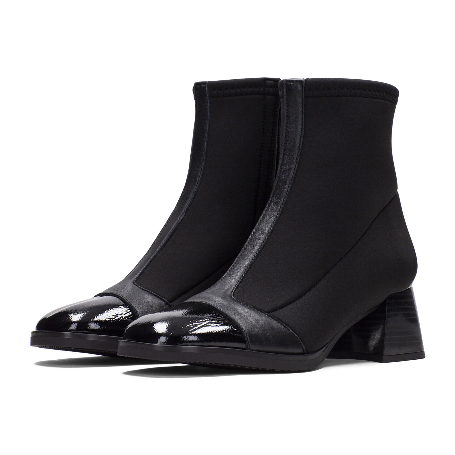 Botin Milan Negro 5 cm