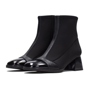 Botin Milan Negro 5 cm