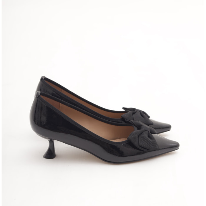 DECOLLETE FIOCCO NERO