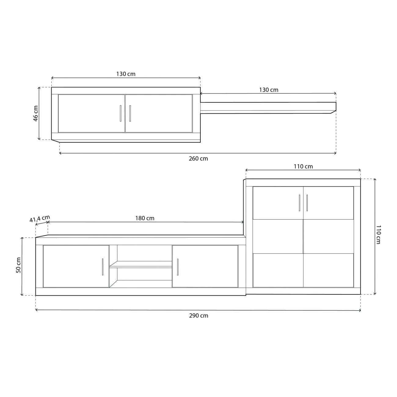 Salón Nuka V7 Cambria - Blanco