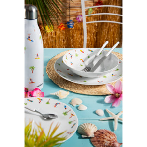 Servizio piatti 18 pezzi Excelsa – Honolulu, Porcellana Bianco