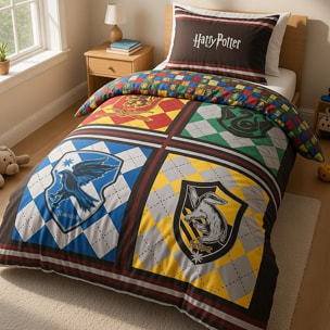 Parure de lit enfant 100% coton - harry potter