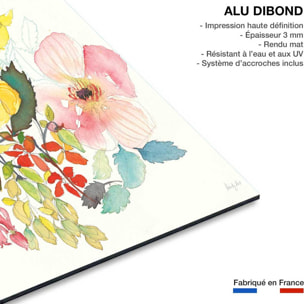 Tableau fleurs Boutons d'or Tableau alu Dibond