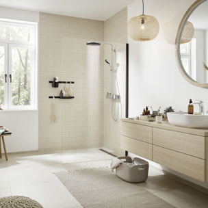 Colonne de douche 260 Pulsify S avec mitigeur thermostatique de baignoire ShowerTablet Select 400 chromé