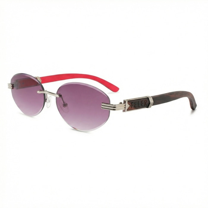 Gafas de Sol Feler 1820-11 Polarizadas de Madera Unisex 57 mm