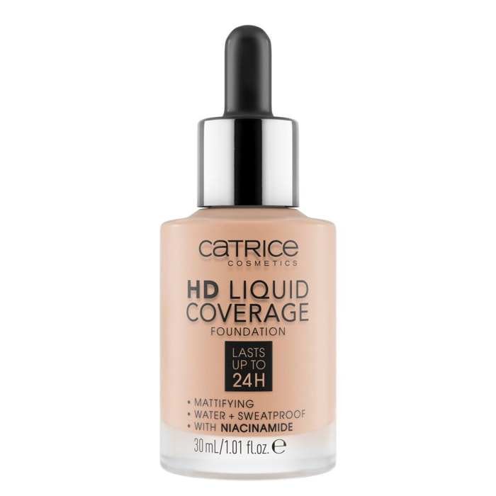 Hd Liquid Coverage Foundation - Fond de Teint Liquide Haute Couvrance 30ml