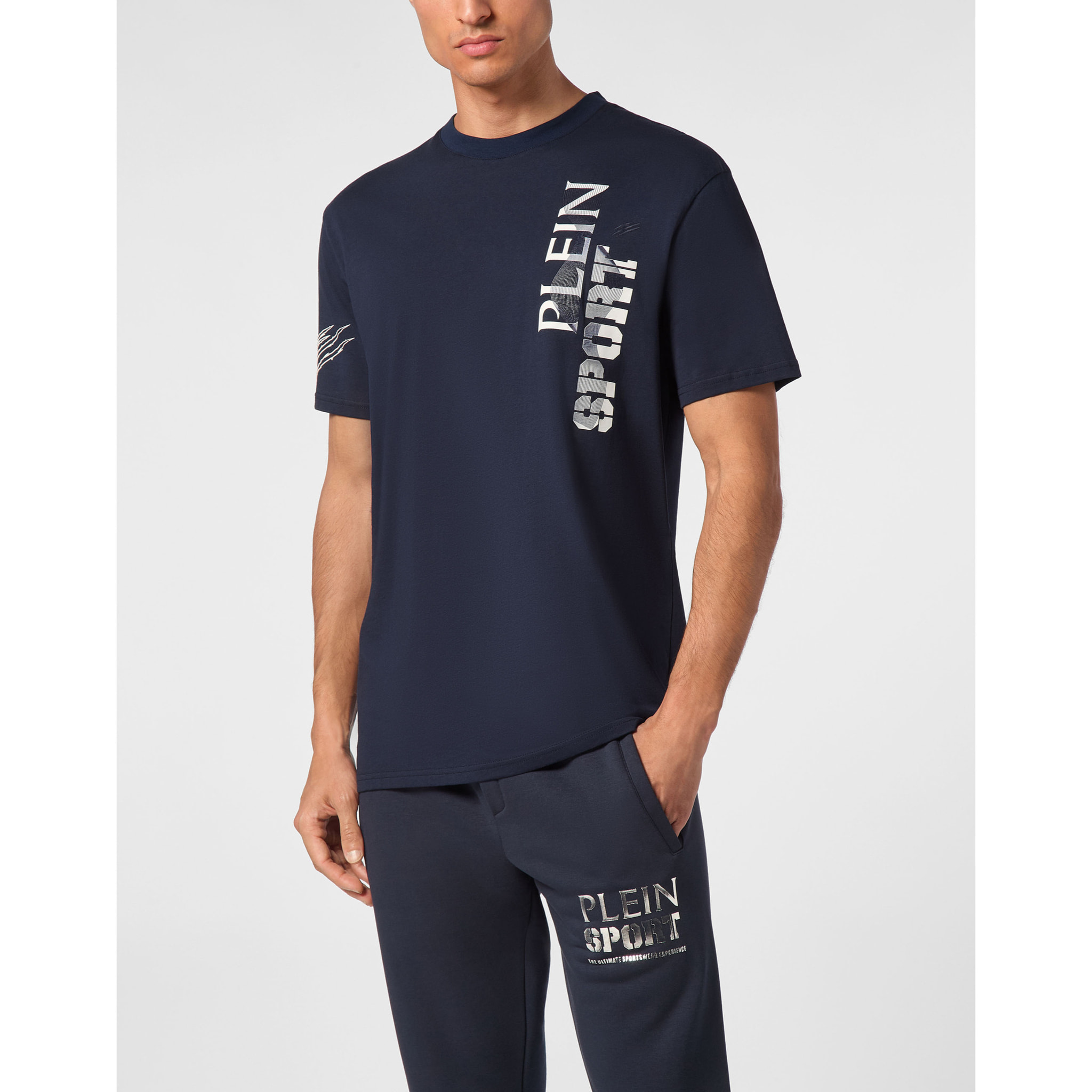 PLEIN SPORT Camiseta Cuello Redondo WAVE