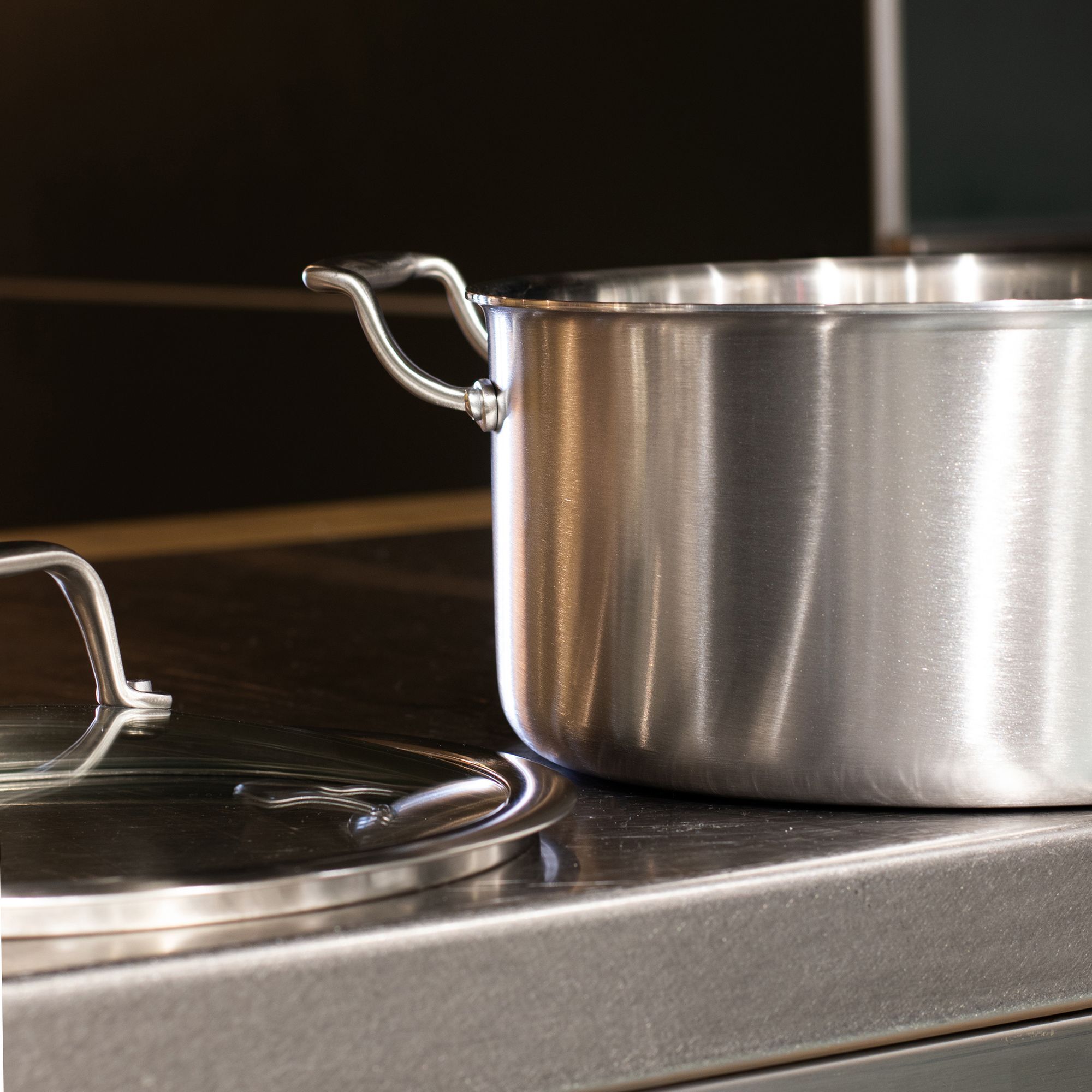 Faitout acier inoxydable 24cm - fait en France - tous feux TRIPLY