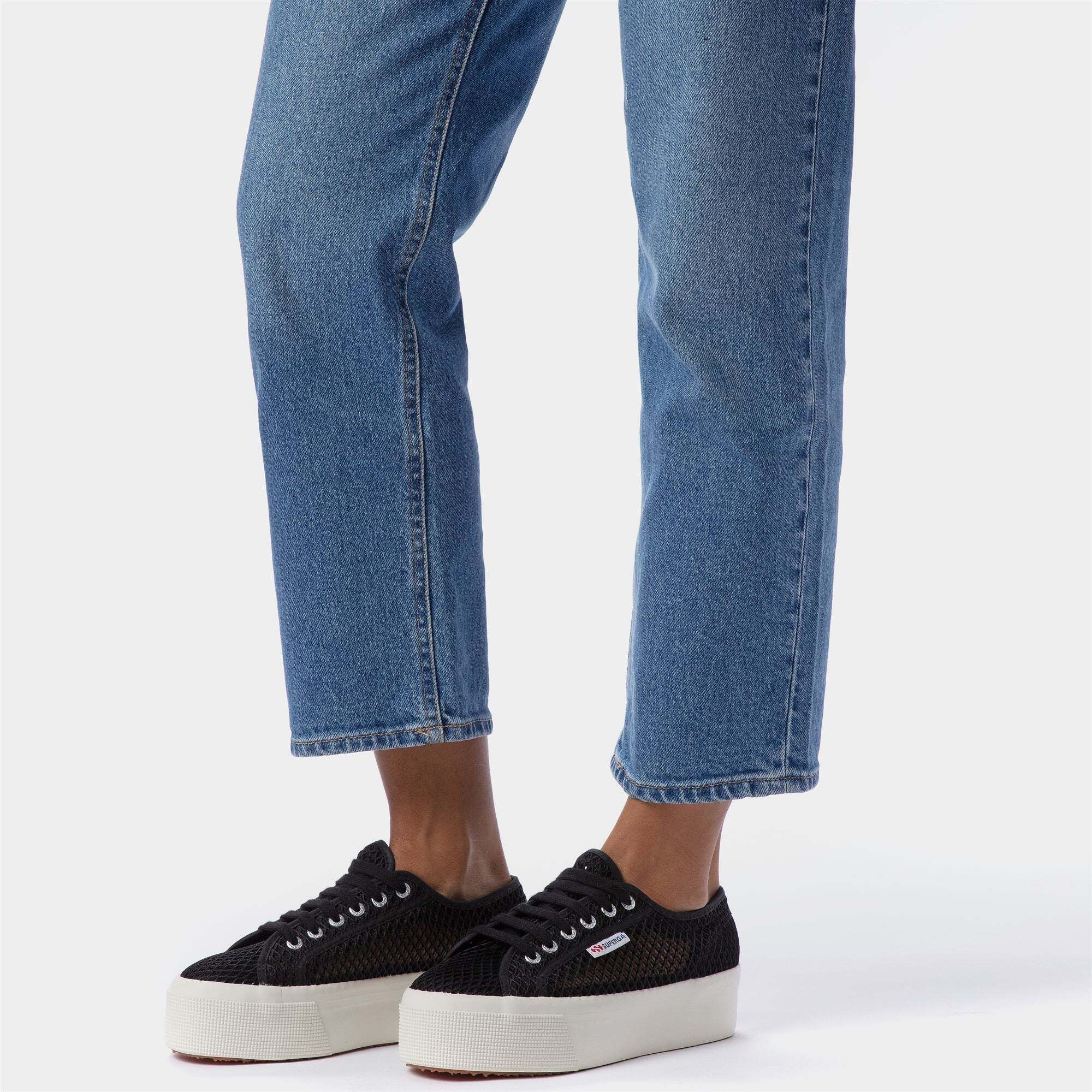 Scarpe da donna Superga Nero 2790 Mesh