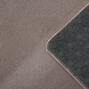 MOSCOU - Tapis rond uni Beige