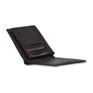 Portafoglio uomo vera pelle - Modello Umbria Nova - Casual - 12.0 x 10.0 x 2.5 cm