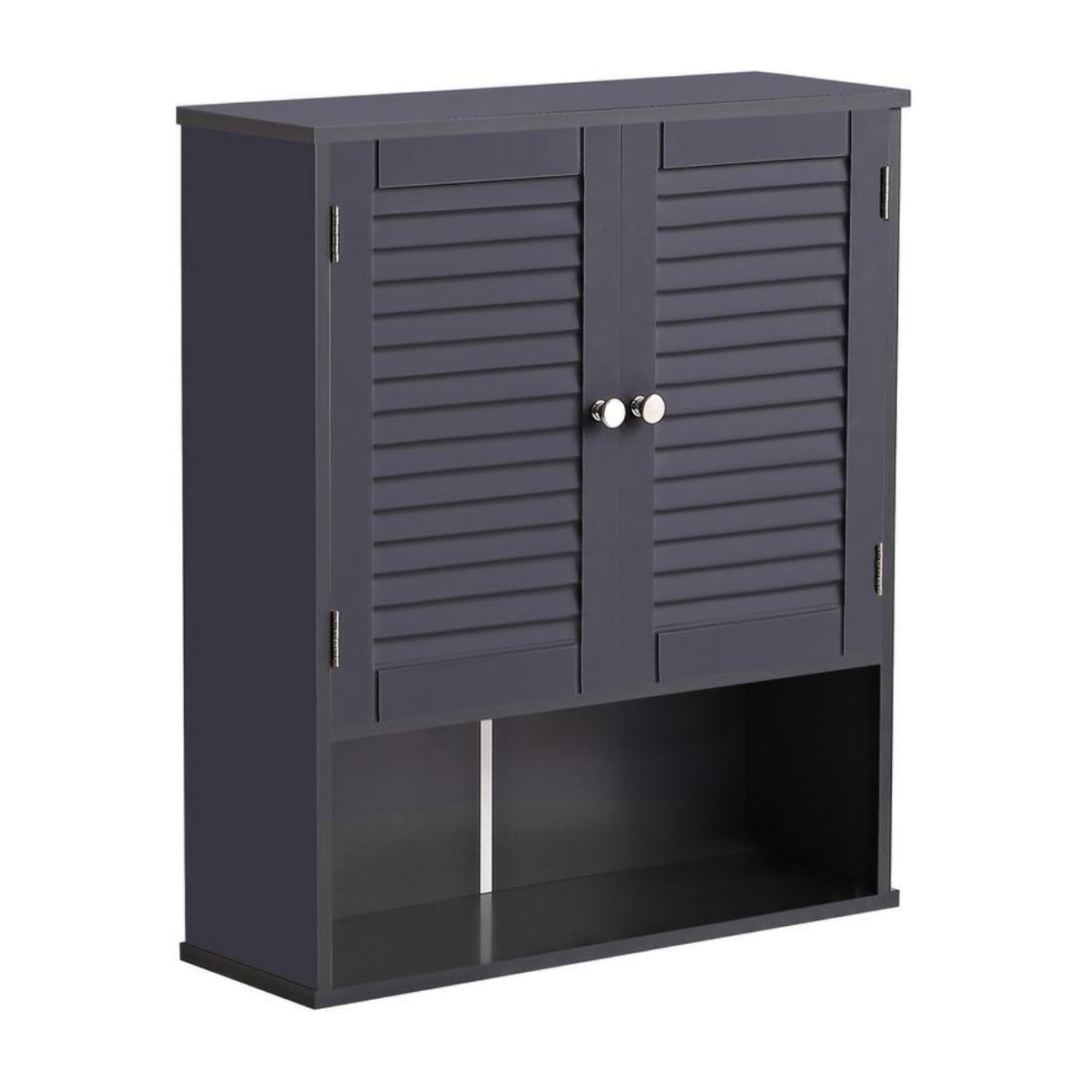 Pensile bagno grigio 60x20x70 cm - Iris