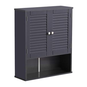 Pensile bagno grigio 60x20x70 cm - Iris