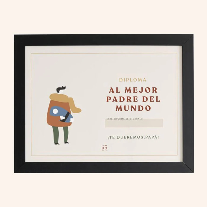 Diploma "El mejor padre del planeta"