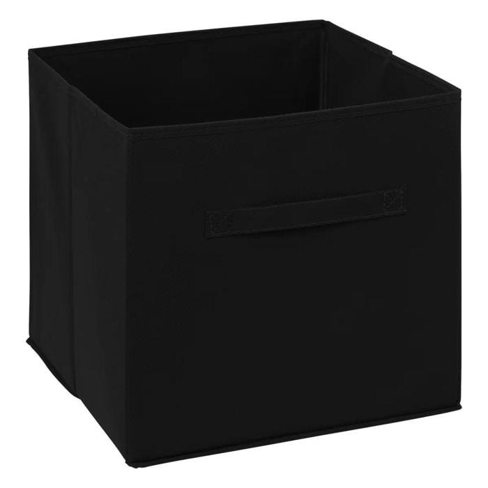 Panier tissuLanière 31x31cm "Mix N' Modul" noir