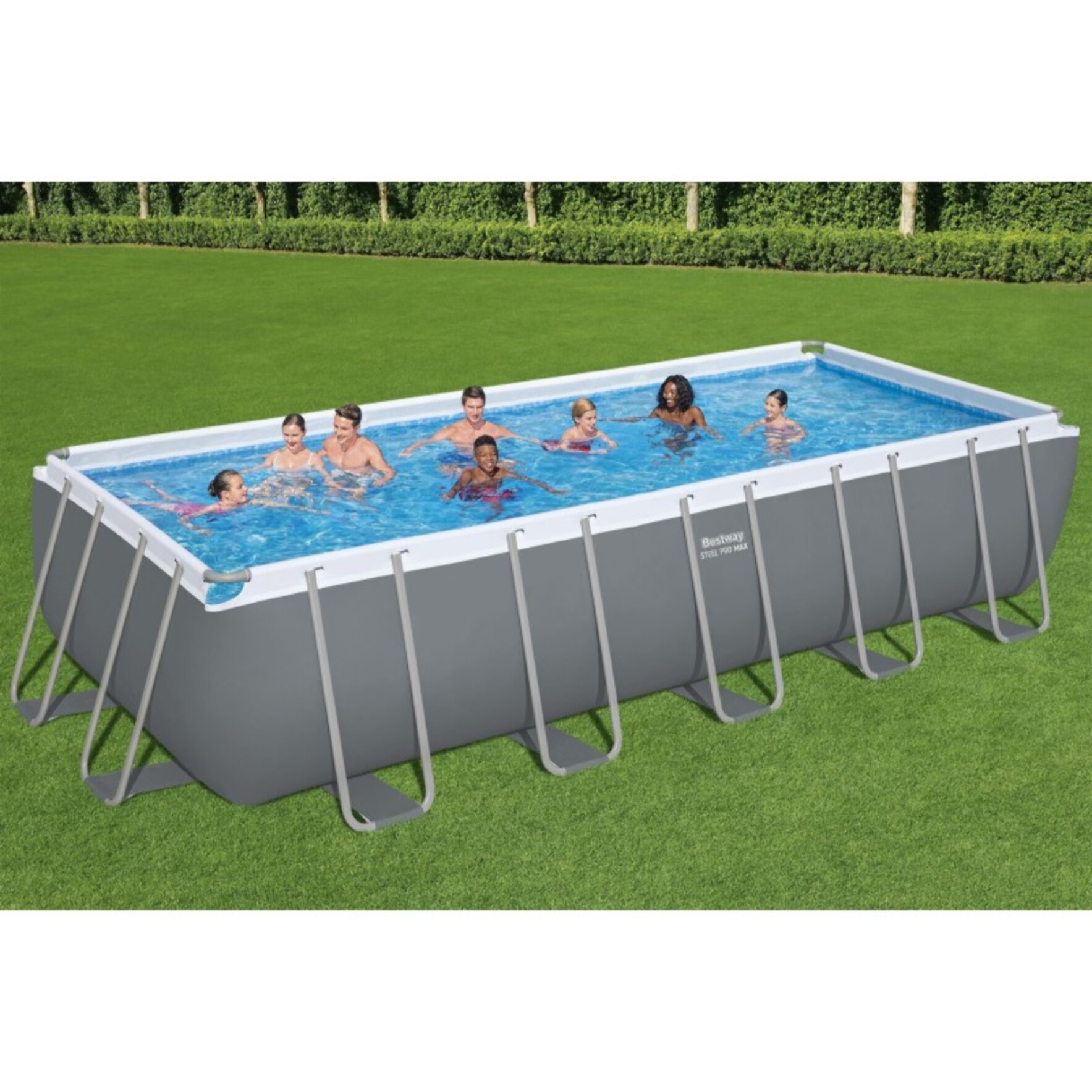 Bestway Piscine hors sol rectangulaire Steel Pro MAX 640 x 274 x 132 cm Bestway