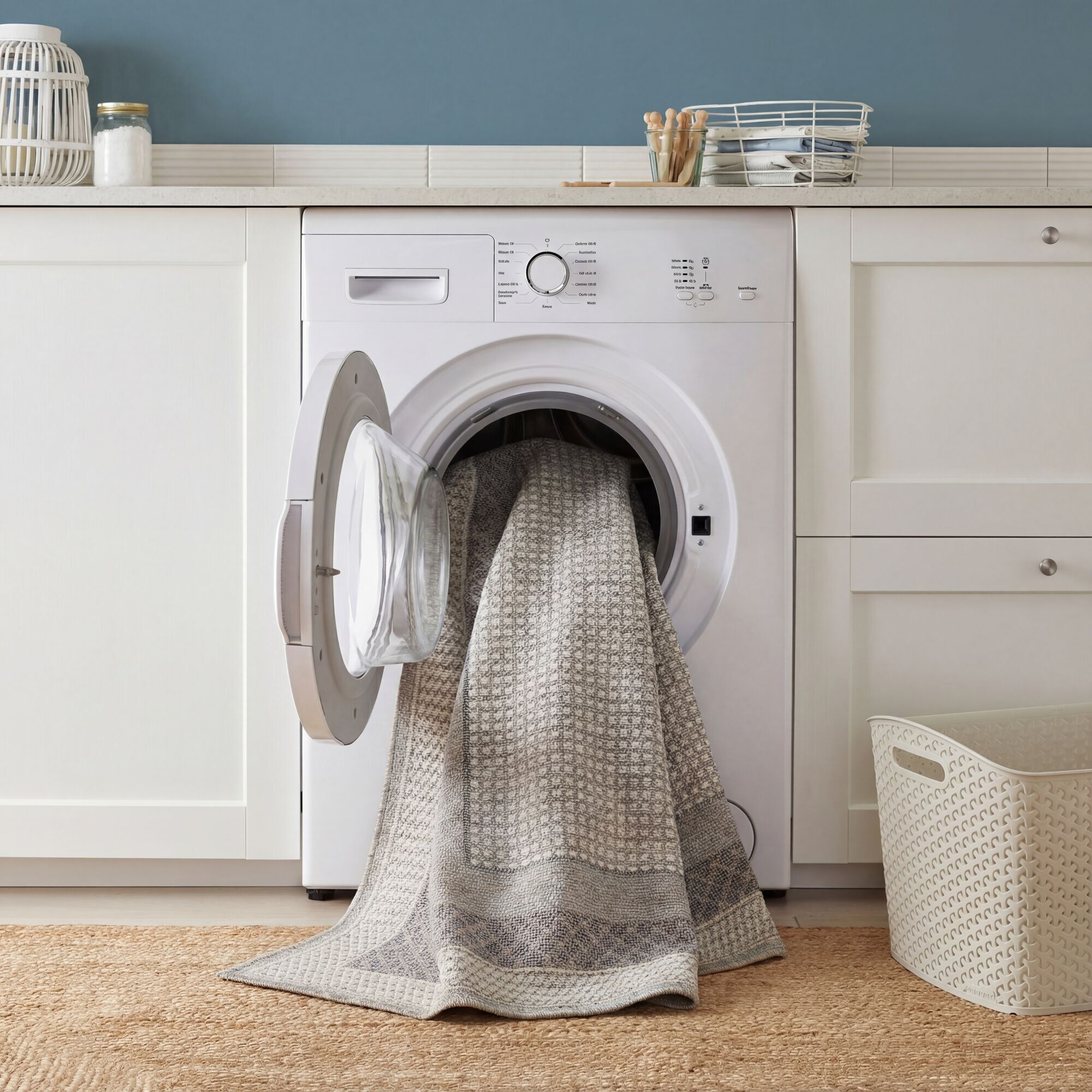 Tapis lavable de couloir MODRA