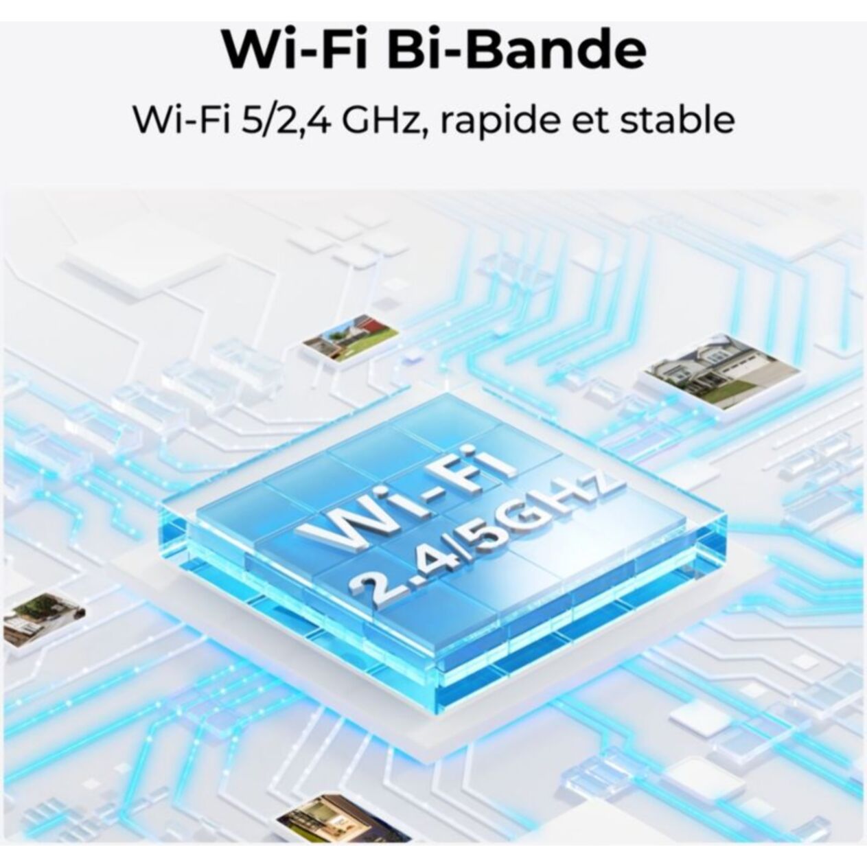 Caméra de surveillance REOLINK B430 3K + panneau solaire