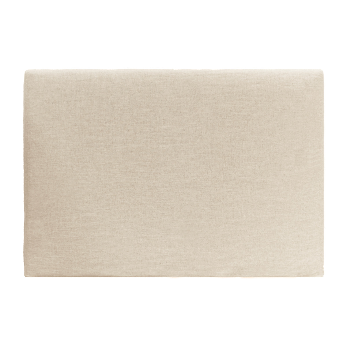 Housse de tête de lit en lin beige en différentes tailles