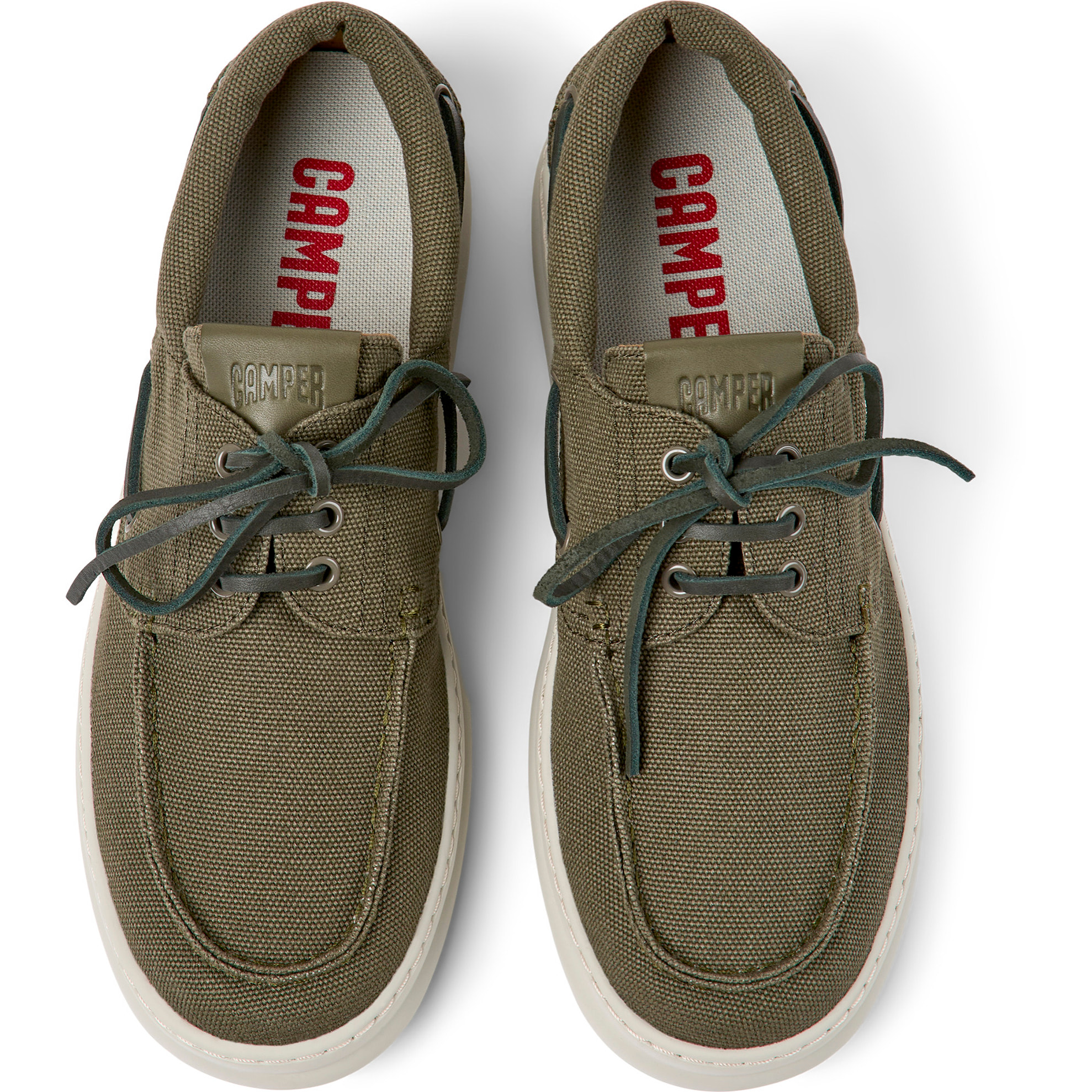 Zapatos de cordones - CAMPER Runner Four - Verde - Algodón