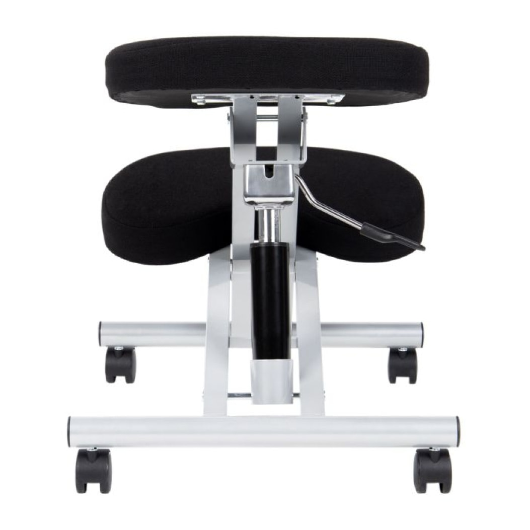 Silla ergonómica Ergochair negro aluminio Negro - Aluminio