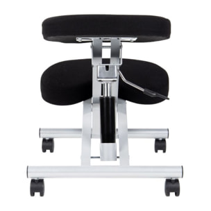 Silla ergonómica Ergochair negro aluminio Negro - Aluminio