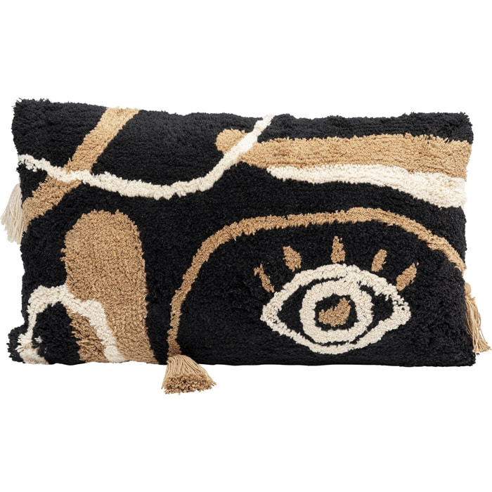 Coussin Blink oeil noir Kare Design