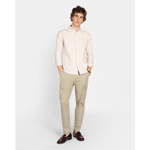 CAMISA MONACO STRIPED OXFORD