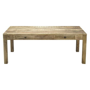 Table rectangulaire Lili 8 personnes en bois 200 cm