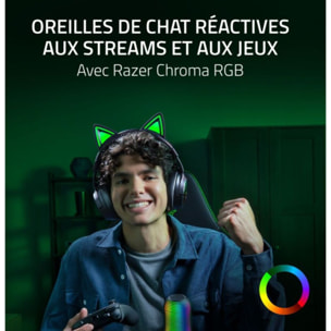 Casque gamer RAZER KRAKEN KITTY V3 PRO NOIR