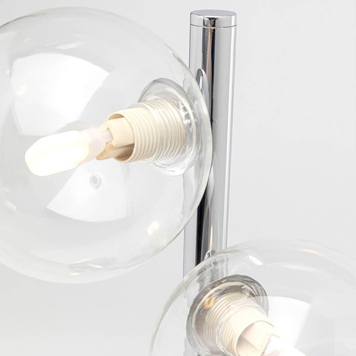 Lampe Scala Balls 54cm chromée Kare Design