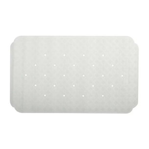 Tapis Fond de baignoire Caoutchouc RUBY 70x40cm Blanc Spirella