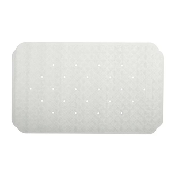 Tapis Fond de baignoire Caoutchouc RUBY 70x40cm Blanc Spirella